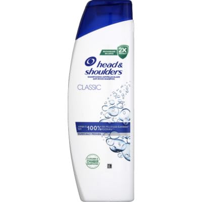 Head & Shoulders Classic anti-roos shampoo, 330 ml, dagelijks gebruik, tot 100% van de roos, klinisch bewezen, alle haartypes en hoofdhuid Head & Shoulders Classic anti-roos shampoo, 330 ml, dagelijks gebruik, tot 100% van de roos, klinisch bewezen, alle haartypes en hoofdhuid
