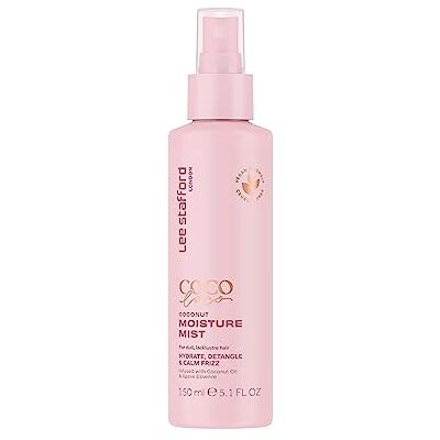 Lee Stafford Ontwarrende spray zonder uitspoelen Coco Loco collectie revitaliserende behandelingsnevel zonder uitspoelen voor maximaal vocht, gehydrateerd, ontwart en kalmeert kroezen, nootgeur Lee Stafford Ontwarrende spray zonder uitspoelen Coco Loco collectie revitaliserende behandelingsnevel zonder uitspoelen voor maximaal vocht, gehydrateerd, ontwart en kalmeert kroezen, nootgeur