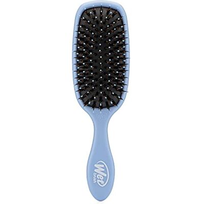 Wet Brush Shine Enhancer Paddle Brush, Sky – Hair Detangler Brush met ultrazachte borstels, verrijkt met natuurlijke arganolie, glanzend ontetangle en glad haar, nat of droog, voor alle haartypes Wet Brush Shine Enhancer Paddle Brush, Sky – Hair Detangler Brush met ultrazachte borstels, verrijkt met natuurlijke arganolie, glanzend ontetangle en glad haar, nat of droog, voor alle haartypes
