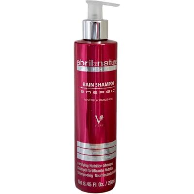 abril et nature Energic Professional Shampoo Voor Haar Voeding Voorkomt kroezen en verwijdert statische elektriciteit Hydrateert en herstelt Positieve ionen lading 250 ml abril et nature Energic Professional Shampoo Voor Haar Voeding Voorkomt kroezen en verwijdert statische elektriciteit Hydrateert en herstelt Positieve ionen lading 250 ml