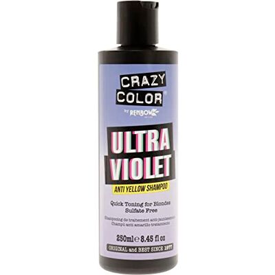Crazy Color Geen geel-zilveren shampoo Ultra violet/ultra blond Violet Crazy Color Geen geel-zilveren shampoo Ultra violet/ultra blond Violet