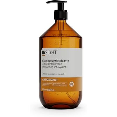 INSIGHT Antioxiderende shampoo 900 ml schoonheid en glans van je haar glazen verpakking INSIGHT Antioxiderende shampoo 900 ml schoonheid en glans van je haar glazen verpakking