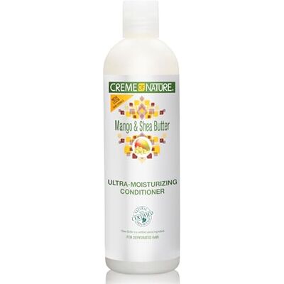 Creme of Nature , CNI, ultra-hydraterende conditioner met mango en sheaboter, voor gedehydrateerd haar, intensieve voeding en zachtheid, 354 ml Creme of Nature , CNI, ultra-hydraterende conditioner met mango en sheaboter, voor gedehydrateerd haar, intensieve voeding en zachtheid, 354 ml