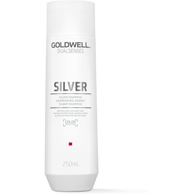 Goldwell Dualsenses Silver Shampoo 250 ml shampoo voor grijs en koud blond haar Goldwell Dualsenses Silver Shampoo 250 ml shampoo voor grijs en koud blond haar