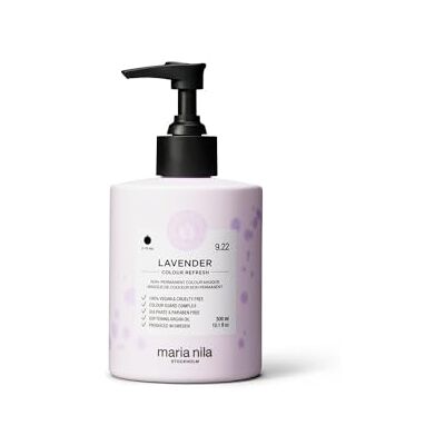 Maria Nila Colour Refresh Lavender, 300 ml, een revolutionair kleurmasker voor het opfrissen en intensiveren van de haarkleur Maria Nila Colour Refresh Lavender, 300 ml, een revolutionair kleurmasker voor het opfrissen en intensiveren van de haarkleur