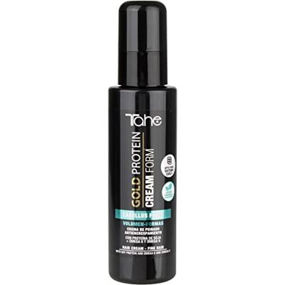 Tahe Gold Protein Styling Cream zonder uitspoelen, anti-kroezen voor fijn haar, 100 ml Tahe Gold Protein Styling Cream zonder uitspoelen, anti-kroezen voor fijn haar, 100 ml