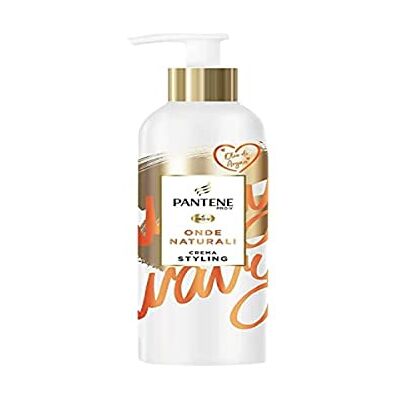 Pantene Pro-V Styling crème + thermoprotector natuurlijke golven zonder uitspoelen, voedend met arganolie voor pannenkoekcontrole en zachte en gehydrateerde golven, 235 ml Pantene Pro-V Styling crème + thermoprotector natuurlijke golven zonder uitspoelen, voedend met arganolie voor pannenkoekcontrole en zachte en gehydrateerde golven, 235 ml