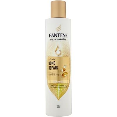 Pantene Molecular Bond Repair Shampoo met biotine 250 ml Pro-V-formule geconcentreerd voor beschadigd haar. Beschermt en laat zichtbaar gezonder en geregenereerd haar achter. Verrijkt met voedingsstoffen Pantene Molecular Bond Repair Shampoo met biotine 250 ml Pro-V-formule geconcentreerd voor beschadigd haar. Beschermt en laat zichtbaar gezonder en geregenereerd haar achter. Verrijkt met voedingsstoffen