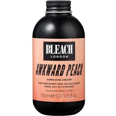 Bleach London Awkward Peach Pastel Perzik Haarverf PETA-goedgekeurde, veganistische semi-permanente directe kleuring, 150 ml Bleach London Awkward Peach Pastel Perzik Haarverf PETA-goedgekeurde, veganistische semi-permanente directe kleuring, 150 ml