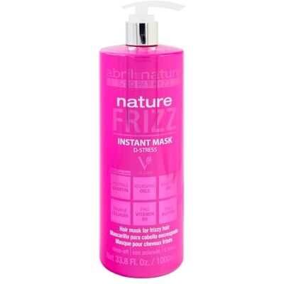 abril et nature Nature Frizz haarmasker Voor krullend haar Hydrateert en houdt glad haar Zachter en glanzend Professionele behandeling Anti-kroes 1000 ml abril et nature Nature Frizz haarmasker Voor krullend haar Hydrateert en houdt glad haar Zachter en glanzend Professionele behandeling Anti-kroes 1000 ml