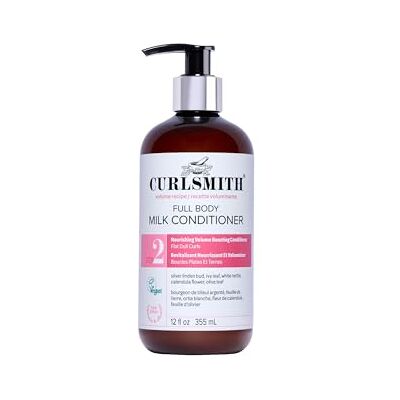 CURLSMITH Full Body Milk Hair Conditioner, volumizer en vochtinbrengende crème voor golvend, krullend of coily, veganistisch (355 ml/12 fl oz) Après-shampoing volumisant léger, hydratant et démêlant, Tous types de boucles, végan, 355 ml CURLSMITH Full Body Milk Hair Conditioner, volumizer en vochtinbrengende crème voor golvend, krullend of coily, veganistisch (355 ml/12 fl oz) Après-shampoing volumisant léger, hydratant et démêlant, Tous types de boucles, végan, 355 ml