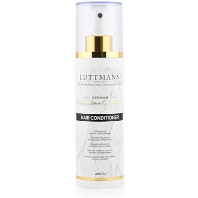 LUTTMANN Pruik conditioner 200 ml verzorgingsspray voor haarextensies Duitse premium kwaliteit Made in Germany LUTTMANN Pruik conditioner 200 ml verzorgingsspray voor haarextensies Duitse premium kwaliteit Made in Germany