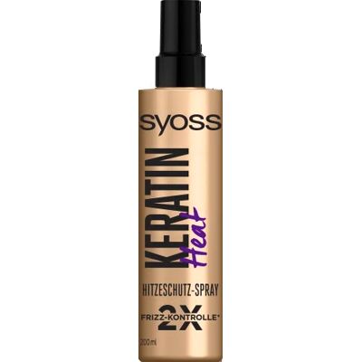 Syoss Hittebeschermingsspray bij 230 °C Keratine Heat Spray (200 ml) Hittebescherming tot 230 °C Met kroescontrole voor langdurig kapsel Syoss Hittebeschermingsspray bij 230 °C Keratine Heat Spray (200 ml) Hittebescherming tot 230 °C Met kroescontrole voor langdurig kapsel