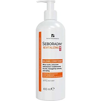 SEBORADIN Revitaliserende balsem met natuurlijke extracten en ginseng, 400 ml SEBORADIN Revitaliserende balsem met natuurlijke extracten en ginseng, 400 ml