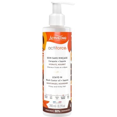 Activilong Leave-In verzorging zonder uitspoelen, krullend en kroezend haar, Actiforce carapate-olie, zapote-boter, 240 ml Activilong Leave-In verzorging zonder uitspoelen, krullend en kroezend haar, Actiforce carapate-olie, zapote-boter, 240 ml