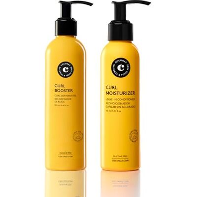 COCUNAT Curly-methode – perfecte krullen in twee stappen – Moisturizer Anti-kroes routine voor gedefinieerde en gehydrateerde krullen: siliconenvrije krullen activator gel en conditioner. COCUNAT Curly-methode – perfecte krullen in twee stappen – Moisturizer Anti-kroes routine voor gedefinieerde en gehydrateerde krullen: siliconenvrije krullen activator gel en conditioner.