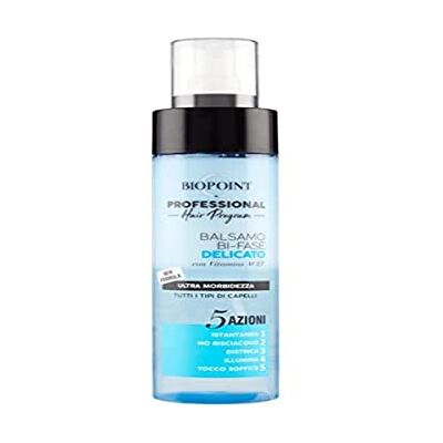 BIOPOINT Professional Delicato Balsamo 5 Azioni Ultra Morbidezza Bifase Tutti I Tipi di Capelli 200 ml BIOPOINT Professional Delicato Balsamo 5 Azioni Ultra Morbidezza Bifase Tutti I Tipi di Capelli 200 ml