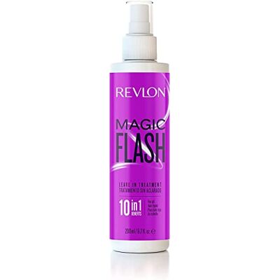 REVLON Magic Flash, haarverzorging zonder uitspoelen, 10-in-1, 200 ml, conditioner voor het aanbrengen op vochtig of droog haar, zorgt voor vocht en glans, ontwart en versterkt het haar REVLON Magic Flash, haarverzorging zonder uitspoelen, 10-in-1, 200 ml, conditioner voor het aanbrengen op vochtig of droog haar, zorgt voor vocht en glans, ontwart en versterkt het haar