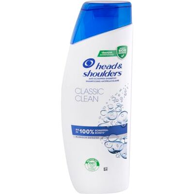 Head & Shoulders Classic Clean Anti-roos shampoo, 500 ml, dagelijks gebruik, tot 100% roosbescherming, klinisch getest, voor alle haar- en hoofdhuidtypes Head & Shoulders Classic Clean Anti-roos shampoo, 500 ml, dagelijks gebruik, tot 100% roosbescherming, klinisch getest, voor alle haar- en hoofdhuidtypes
