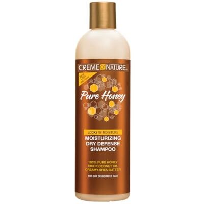 Creme of Nature Pure Honey Voedende shampoo met kokosnoot, sheaboter en honing, voor krullend, kroezig en pluizig haar, sulfaatvrij, fles (355 ml) Creme of Nature Pure Honey Voedende shampoo met kokosnoot, sheaboter en honing, voor krullend, kroezig en pluizig haar, sulfaatvrij, fles (355 ml)