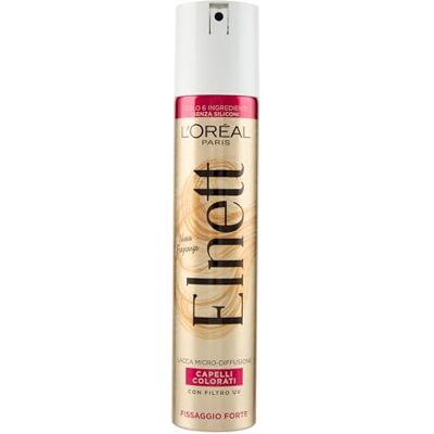 L'Oreal Paris L'Oréal Paris Elnett Haarspray met sterke fixatie, ideaal voor gekleurd haar, perfecte kapsels voor de hele dag, hangt niet af, met UV-filter, voor dagelijks gebruik, 200 ml L'Oreal Paris L'Oréal Paris Elnett Haarspray met sterke fixatie, ideaal voor gekleurd haar, perfecte kapsels voor de hele dag, hangt niet af, met UV-filter, voor dagelijks gebruik, 200 ml
