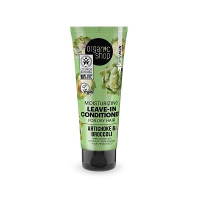 Organic Shop Vochtinbrengende conditioner zonder uitspoelen voor droog haar, artisjok en broccoli (75 ml), 280 ml (1 stuk) Organic Shop Vochtinbrengende conditioner zonder uitspoelen voor droog haar, artisjok en broccoli (75 ml), 280 ml (1 stuk)