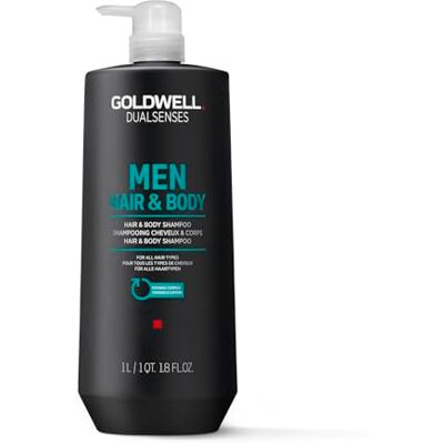 Goldwell Goldw. DLS Men Hair & Body Shampoo 1000 ml, wit Goldwell Goldw. DLS Men Hair & Body Shampoo 1000 ml, wit