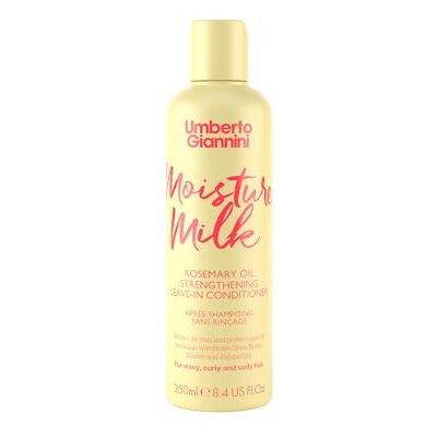 Umberto Giannini Strong Curls versterkende hydraterende melk met rozemarijnolie voor krullend, krullend en golvend haar, bevat biotine, sulfaatvrij en veganistisch Umberto Giannini Strong Curls versterkende hydraterende melk met rozemarijnolie voor krullend, krullend en golvend haar, bevat biotine, sulfaatvrij en veganistisch