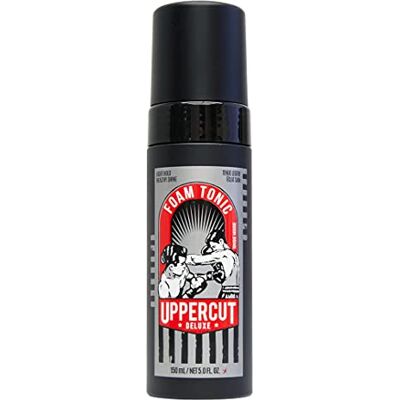 UPPERCUT DELUXE Foam Tonic Hair Schuim, 150 g Light Hold and Light Shine Hair Foam voor styling of warmtebescherming. Geschikt voor alle haartypes. Lichtgewicht formule. UPPERCUT DELUXE Foam Tonic Hair Schuim, 150 g Light Hold and Light Shine Hair Foam voor styling of warmtebescherming. Geschikt voor alle haartypes. Lichtgewicht formule.