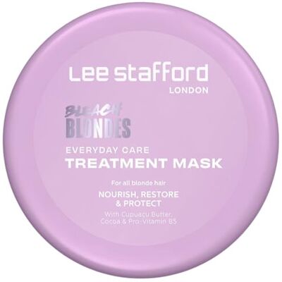 Lee Stafford Bleach Blondes Everyday Care Treatment Haarmasker voor blond haar, 200 ml Lee Stafford Bleach Blondes Everyday Care Treatment Haarmasker voor blond haar, 200 ml