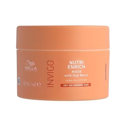 WELLA Professionals Invigo Nutri Enrich masker (150 ml) Voedende anti-kroes met oliezuur en goji-bessen herstelt droog en beschadigd haar WELLA Professionals Invigo Nutri Enrich masker (150 ml) Voedende anti-kroes met oliezuur en goji-bessen herstelt droog en beschadigd haar