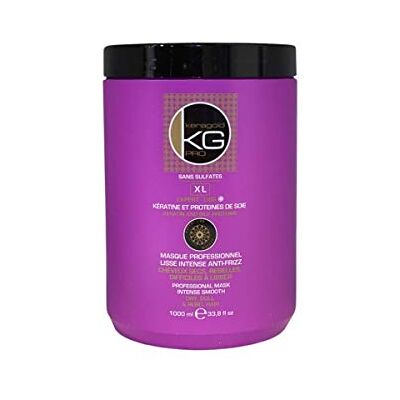 KeraGold PRO Masker voor droog/rebels/moeilijk glad te maken met keratine/zijdeproteïnen, 1000 ml KeraGold PRO Masker voor droog/rebels/moeilijk glad te maken met keratine/zijdeproteïnen, 1000 ml