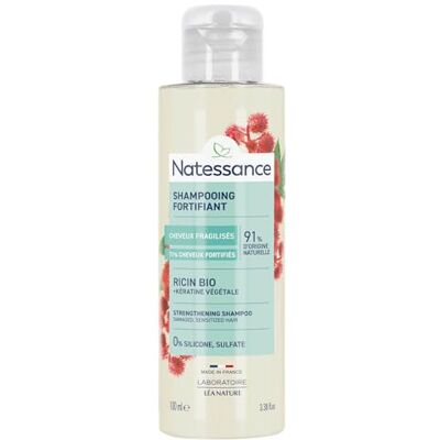 Natessance Shampoo Ricine/Keratine, plantaardig, 100 ml, 1 stuk Natessance Shampoo Ricine/Keratine, plantaardig, 100 ml, 1 stuk