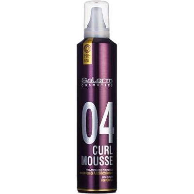SALERM Pro Line Curl Mousse 300 ml Meer gedefinieerde en flexibele krullen Extra sterke fixatie Vochtafvoerend effect Kleurbescherming SALERM Pro Line Curl Mousse 300 ml Meer gedefinieerde en flexibele krullen Extra sterke fixatie Vochtafvoerend effect Kleurbescherming