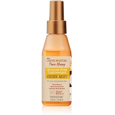 Creme of Nature Pure Honey Silicone Free Shine Mist 118ml/4oz Creme of Nature Pure Honey Silicone Free Shine Mist 118ml/4oz