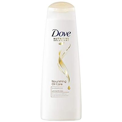 Dove Nourishing Oil Care Shampoo voor glad, droog, ruw en kroeshaar 6 stuks (6 x 250 ml) Dove Nourishing Oil Care Shampoo voor glad, droog, ruw en kroeshaar 6 stuks (6 x 250 ml)