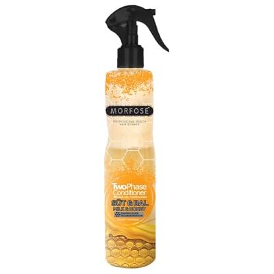 MORFOSE Milk & Honey 2-fasen conditioner zonder uitspoelen in twee fasen met melk- en honingextracten voor intensieve verzorging en intensieve glans, 400 ml MORFOSE Milk & Honey 2-fasen conditioner zonder uitspoelen in twee fasen met melk- en honingextracten voor intensieve verzorging en intensieve glans, 400 ml
