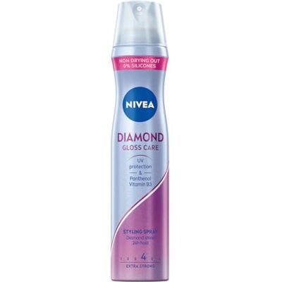 NIVEA Diamond Gloss Care Panthenol en provitamine B5 fixeerlak 250 ml NIVEA Diamond Gloss Care Panthenol en provitamine B5 fixeerlak 250 ml