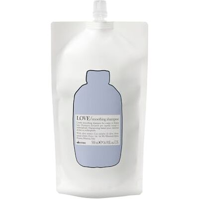 Davines Love Smoothing Shampoo Refill 500 ml Disciplinerende shampoo navulverpakking voor kroeshaar en weerbarstig haar Davines Love Smoothing Shampoo Refill 500 ml Disciplinerende shampoo navulverpakking voor kroeshaar en weerbarstig haar