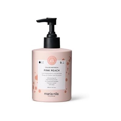 Maria Nila Colour Refresh Pink Peach 9.46 Masque pour cheveux blonds et éclaircis Nuance douce Pink Peach Nourrit, lisse et fait briller Sans sulfate et végétalien 300 ml Maria Nila Colour Refresh Pink Peach 9.46 Masque pour cheveux blonds et éclaircis Nuance douce Pink Peach Nourrit, lisse et fait briller Sans sulfate et végétalien 300 ml