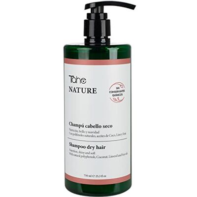 Tahe Nature Shampoo zonder sulfaat voor droog haar met natuurlijke polyfenolen, kokosolie, lijnzaad, soja, 750 ml Tahe Nature Shampoo zonder sulfaat voor droog haar met natuurlijke polyfenolen, kokosolie, lijnzaad, soja, 750 ml