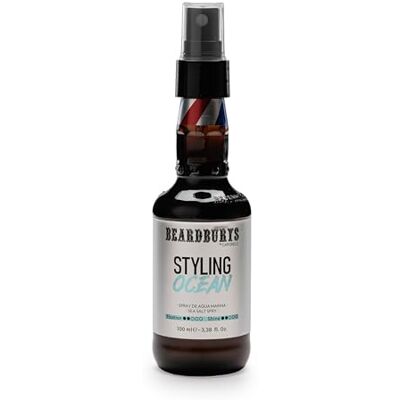 BY CAROBELS BEARDBURYS Beardburys Sea Salt Ocean Haarspray, verhoogt het volume zonder te verzwaren, fixatie en voeding, matte afwerking en natuurlijk effect (250 ml) BY CAROBELS BEARDBURYS Beardburys Sea Salt Ocean Haarspray, verhoogt het volume zonder te verzwaren, fixatie en voeding, matte afwerking en natuurlijk effect (250 ml)