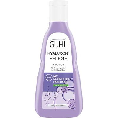 Guhl Hyaluron+ hydraterende shampoo, inhoud: 250 ml, siliconenvrij, met natuurlijk hyaluronzuur, intensieve hydratatie en verzorging Guhl Hyaluron+ hydraterende shampoo, inhoud: 250 ml, siliconenvrij, met natuurlijk hyaluronzuur, intensieve hydratatie en verzorging