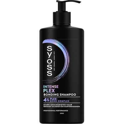 Syoss Intense Plex Shampoo (440 ml), shampoo voor sterk beschadigd en behandeld haar, Hair Repair Repair Shampoo herstelt miljoenen beschadigde haarverbindingen en versterkt met de Syoss Intense Plex Shampoo (440 ml), shampoo voor sterk beschadigd en behandeld haar, Hair Repair Repair Shampoo herstelt miljoenen beschadigde haarverbindingen en versterkt met de