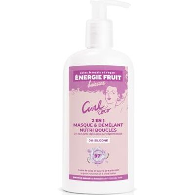 Energie Fruit Fruit Energy, conditioner masker, kokos en biologische sheaboter, gebarsten haar, veganistisch, 300 ml Energie Fruit Fruit Energy, conditioner masker, kokos en biologische sheaboter, gebarsten haar, veganistisch, 300 ml