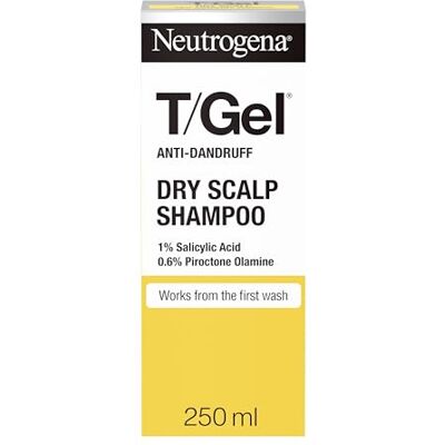 Neutrogena T/Gel anti-roos shampoo voor droog haar, 250 ml Neutrogena T/Gel anti-roos shampoo voor droog haar, 250 ml