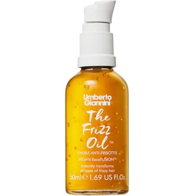 Umberto Giannini Frizz Fix The Frizz Oil Veganistische Herstellende Haarolie met Keratine, 50 ml Umberto Giannini Frizz Fix The Frizz Oil Veganistische Herstellende Haarolie met Keratine, 50 ml