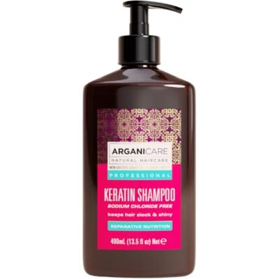 Arganicare Keratine shampoo 400 ml, prijs/100 ml: 3.99 EUR Arganicare Keratine shampoo 400 ml, prijs/100 ml: 3.99 EUR