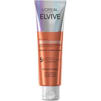 L'Oreal Paris L'Oréal Paris Elvive Growth Booster Anti-haaruitval Conditioner, 150 ml Geformuleerd met Aminexil-R™, stimuleert de haargroei, versterkt en verhoogt de haardichtheid, klinisch getest L'Oreal Paris L'Oréal Paris Elvive Growth Booster Anti-haaruitval Conditioner, 150 ml Geformuleerd met Aminexil-R™, stimuleert de haargroei, versterkt en verhoogt de haardichtheid, klinisch getest