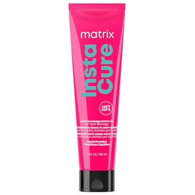 Matrix Instacure Anti-breuk-uitspoelcrème voor beschadigd haar, herstellende formule, met citroenzuur en squalaan, versterkt van binnenuit, glad en zacht, 150 ml Matrix Instacure Anti-breuk-uitspoelcrème voor beschadigd haar, herstellende formule, met citroenzuur en squalaan, versterkt van binnenuit, glad en zacht, 150 ml
